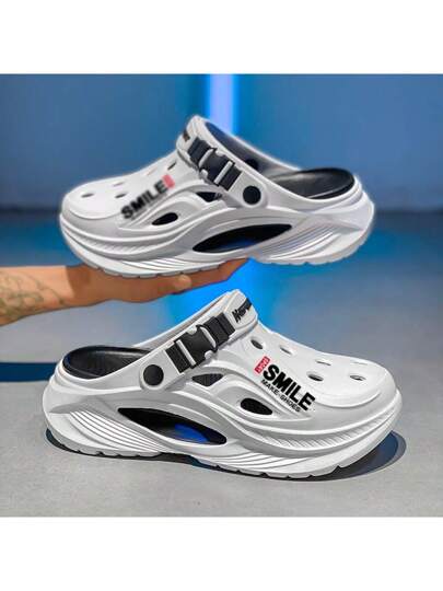 صندل شاطئ من البولي ايثيلين فينيل احتياطي للرجال والنساء بطباعة حرفية، منفذ خارجي، صندل شاطئ موسمي مناسب للخارج والداخل والشاطئ والاجازات