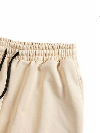 شورت صيفي عادي متوسط الطول بطراز الشارع للرجال