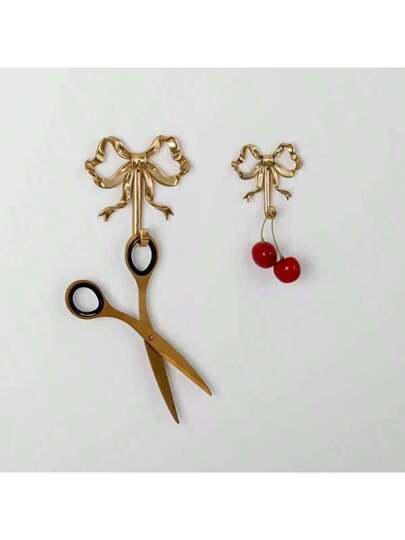 هوك حائط على شكل فيونكه ذهبي، هوك على شكل فيونكة ذهبي، هوك حائط على شكل فيونكة من النحاس الأصفر، شماعة للباب، هوك مناشف، هوك معطف من النحاس الأصفر، هوك ديكوري للزفاف والحمام وغرفة المعيشة والمطبخ، شماعة حائطية من المعدن النحاسي المطلي للمعيشة...