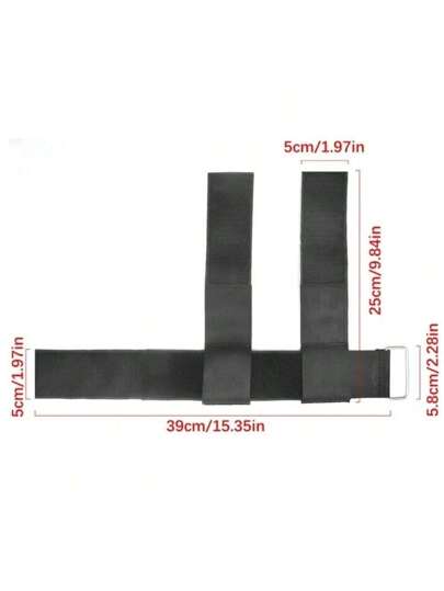 حزام قدم ثقيل مريح لتمارين التحمل لعضلات الساق، باستخدام عارضة التمديد لتخفيف ألم شرخ الساق أثناء التدريب على القوة