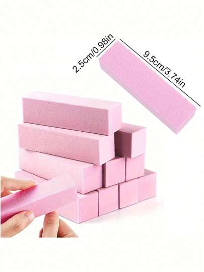 مجموعة ملف الأظافر والتلميع المهني 18 قطعة، ملفات تلميع الأظافر، أدوات مانيكير شاملة لملفات الصنفرة السوداء، ملفات الأظافر ، أدوات فرد الأظافر، فرش الأظافر، إلخ لإنشاء أظافر ناعمة وجميلة - غير معطرة