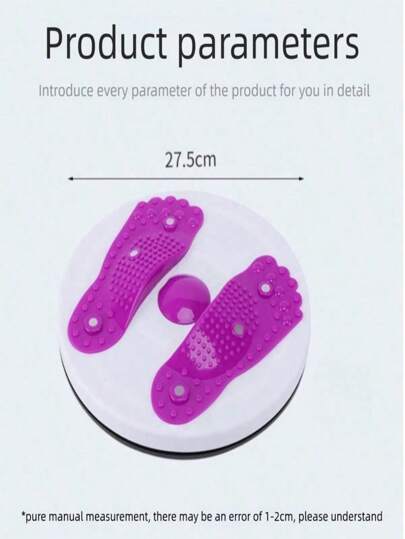 1 قطعة لوح تدوير بمادة البولي بروبلين بطول 27.5 سم ، لوح تدوير للبطن الأساسي - لوح تشكيل الخصر بالتدوير - لوح تدوير للتمارين البطنية الأساسية - لوح تدوير متدحرج للتمارين حرق الدهون، مع 6 لوح مغناطيسي معكوس، مناسب للنادي الرياضي والتمارين اليومية