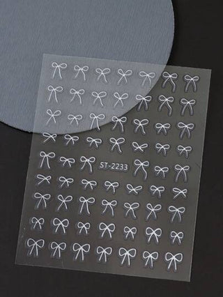 ملصقات أظافر بشكل فراشة لفن الأظافر، ورقتان بملصقات أظافر لطيفة بشكل فراشة فضية، ملصقات فن الأظافر ثلاثية الأبعاد، مستلزمات أظافر ذاتية اللصق بشكل عقدة للنساء مع ملحقات المناكير DIY