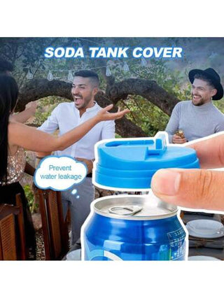 12 / 6 / 3 / 1 غطاء علب المشروبات المتعددة الألوان - واقي مشروبات بلاستيكي قابل لإعادة الاستخدام ولا تسرب، يناسب علب المشروبات المقاس القياسي 2.4 بوصة، سدادة صب سهلة وخالية من التسرب، للشرب دون فوضى، غطاء علبة المشروبات