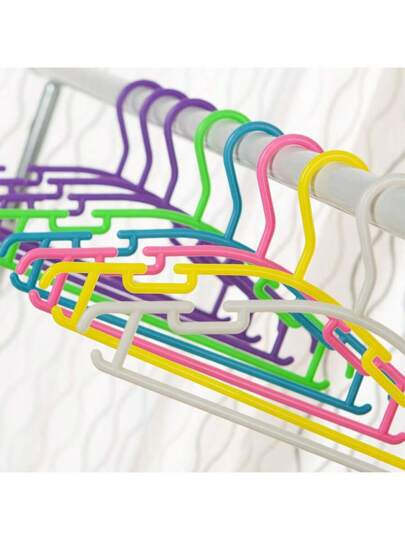 10 قطع/20 قطع/30 قطعة، شماعات ملابس أطفال, شماعات بلاستيكية للأطفال مضادة للانزلاق ويمكن استخدامها لتجفيف الملابس