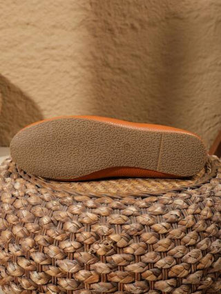 أحذية بالريشة بالينا مستوحاة من الباليه، إصدار ربيع صيف خريف، أحذية منخفضة الحافة ذات وسادة ناعمة ومريحة وخفيفة الوزن وذات كعب منخفض مزينة بفيونكة، فاشن مناسبة للعمل والاستخدام الخارجي، باللون البني