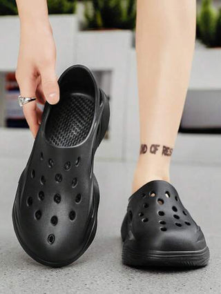 صندل صيفي حجم كبير للرجال، من نعل ناعم غير انزلاقي ومنفذ للهواء للأنشطة الخارجية مثل القيادة والصيد والشاطئ، بتصميم "تدرج المشي"