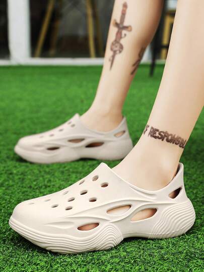 صنادل رجالية كبيرة الحجم مفتوحة مريحة ومثقبة ، جديدة للصيف للاستخدام الخارجي لا انزلاقية، تنفس،رياضية للقيادة والصيد والشاطئ والاستخدام اليومي