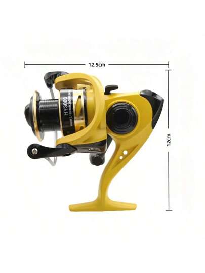بكرة صيد بعيدة المدى سريعة دوران مصنوعة من معدن مائل للاستخدام في مياه البحر، أسرع وأفضل من البكرات التقليدية