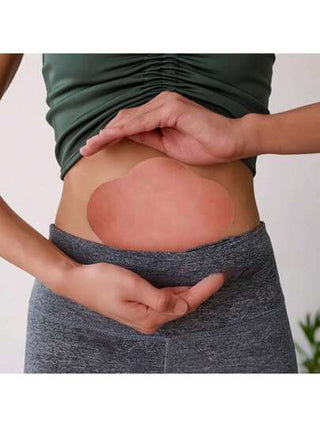 50 قطعة من بقع أعشاب البابونج الطبيعية - معجون أحمر سميك طبيعي للبطن والأرداف والخصر والذراعين والفخذين - غير مهيج ، راحة طويلة الأمد - مصنوعة من مادة بني داكن ، بدون بطارية مطلوبة ، بقع للبطن