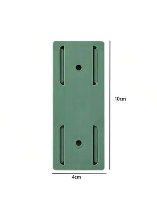 1 قطعة حامل لشريط الطاقة المثبت على الحائط، حامل بلاستيكي لتثبيت الموجه الكهربائي، منظم للكابلات لوضع الأسلاك وأشرطة الطاقة دون الحاجة للحفر (توصيل عشوائي 3 مخارج أو 2 مخرج)