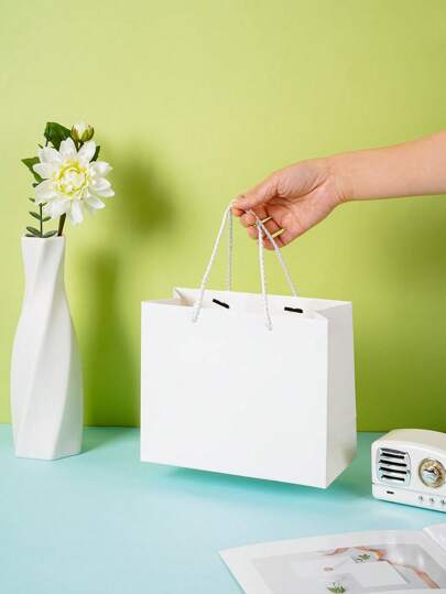 5 قطع/ 10 قطع/ مجموعة أكياس ملابس ، أكياس هدايا صغيرة بيضاء مع مقابض - للحرفيين، منظمي الحفلات، واهبي الهدايا، مناسبة للزفاف، أعياد الميلاد، الحفلات، الحرف، تقديم الهدايا، وتخزين المجوهرات - أكياس حفلة صغيرة إلى متوسطة الحجم ذات نمط مرمري ، أكياس هدايا ور