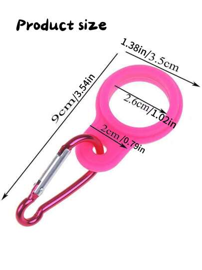 5 مشابك قوارير ماء، هوك لحمل قوارير المياه للرياضات الخارجية كالتنزه والتسلق والجري والسفر، حامل قوارير المياه، موصلات كراكبين لشنق قوارير الشرب