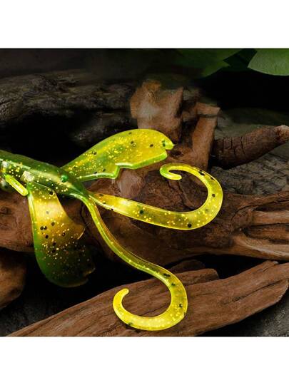 طعم سمكة الجمبري الطري ذو الذيل المجعد لصيد السمك و سمك القاروص، طعم سمكة الجمبري الطري