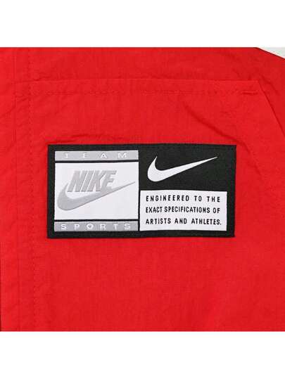 Nike جاكيت نسائية AS NSW STREET WVN مصنوعة من القماش المنسوج، بدون كابوت، رمز الطراز HJ0177-657