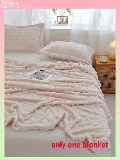 بطانية قطعة واحدة من قماش التفتا المخملي الناعم مع حافة مجعدة، لون المرجان، مناسبة للأولاد والبنات، للدور الداخلية، الأريكة، غرفة النوم، السفر، التخييم، بطانية متعددة الاستخدامات لجميع المواسم