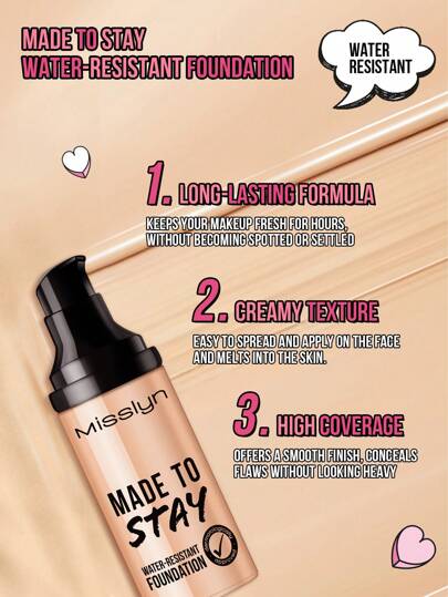 Misslyn مجموعة ميكياج أساس مثالي من MISSLYN - 5 قطع، أساس مقاوم للماء متين، يحقق تناغم لون البشرة، مقاوم للماء، طويل الأمد، كونسيلر قوي للتغطية، كونسيلر سائل، يحقق تناغم لون البشرة، رذاذ تثبيت الميكياج،برايمر ناعم وحريري للبشرة - طويل الأمد،إنهاء...