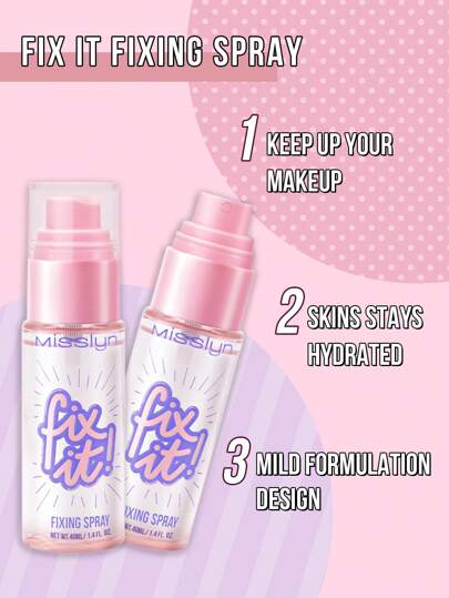 Misslyn عدة وجه مثالية من MISSLYN-5 قطع، أساس مقاوم للماء، متناسق للون البشرة ، طويل الأمد، كونسيلر مخفي ، كونسيلر سائل، لون البشرة المتناسق، خافتة اللمعان ، رذاذ تثبيت المكياج ، بادئ، ناعم وخفيف الوزن - فرشاة أساس