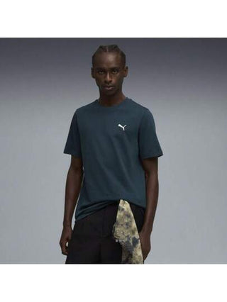 Puma قميص تي-شيرت قصير الأكمام بطاقم رقبة مجدولة - الضروريات للرجال 63292075