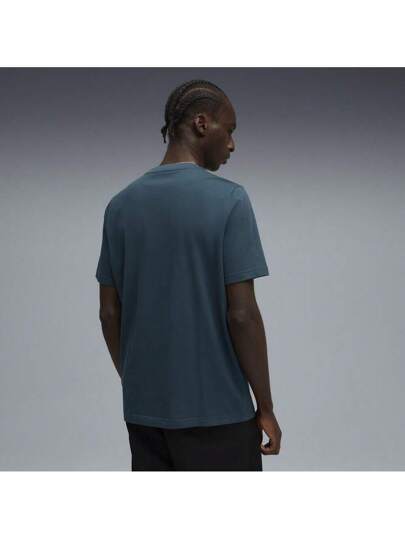 Puma قميص تي-شيرت قصير الأكمام بطاقم رقبة مجدولة - الضروريات للرجال 63292075