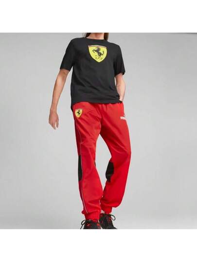 Puma قميص تي شيرت بأكمام قصيرة من سلسلة السباق، بياقة مصنوعة من المحبوك، 53817501