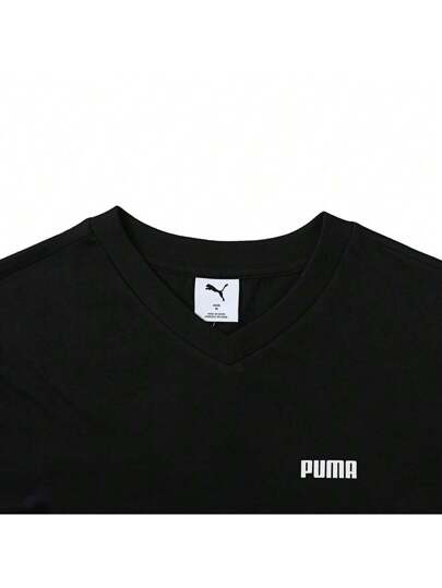 Puma تيشيرت رياضي بطبعة أحرف للرجال