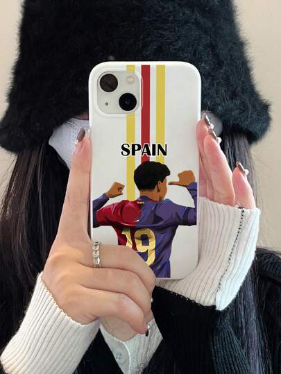 قطعة واحدة كفر جوال شفاف بنمط الأرقام والحروف، متوافق مع أيفون 16 برو ماكس، 16E ، 14/13 ، 12 ،11 برو ماكس، XS ماكس ، X ، XR ، 8 ،7 ، بلس ، ميني ، و غالكسي A13 5G، S21 FE 5G، A15، A21S، A34، A12، S21، S25 وغيرها. غلاف جوال مقاوم للصدمات، مثالي كهدية عيد مي