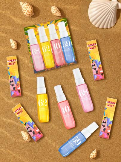 1/2/3/4 طقم رش عطري محمول للعطور العطرية، رذاذ عطري مستخلص نباتي طويل الأمد، معطر هواء للسفر، جهاز إخراج العطور، نشر طبيعي، إزالة الروائح الكريهة، هواء نقي، تهدئة المشاعر، إنشاء جو رومانسي