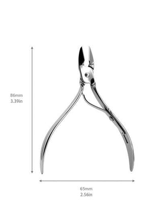 3 قطع ملقط أظافر، مقص للجلد الميت الفضي من الفولاذ المقاوم للصدأ، أداة إزالة الجلد الميت ، ملقط مناقير النسر للعناية المهنية بالأقدام والأيادي، أدوات DIY للعناية