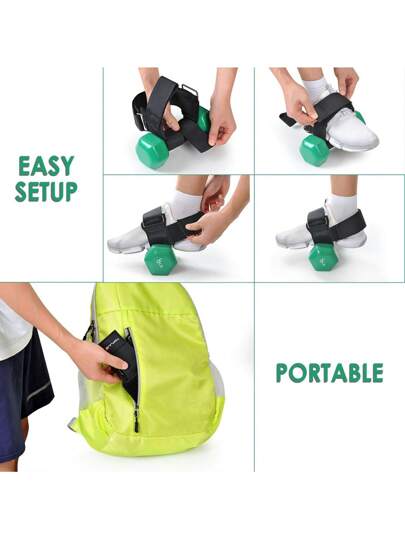 قطعة واحدة سوار شد عضلات الساق من نوع تيبياليس ، أربطة قوية ودائمة لترابط القدم بالدمبل لتمارين تخفيف التهاب أوتار الساق