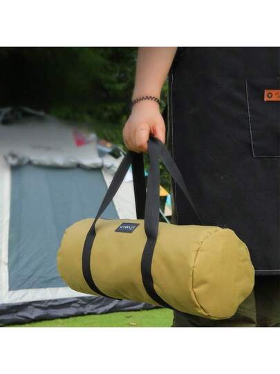 1 قطعة كيس مسمار أرضي خارجي ، حقيبة أدوات التخييم ، حقيبة تخزين أوتاد الخيمة بكرانك يدوي ، حقيبة منظم الملحقات