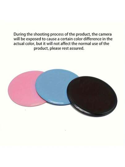 2 قطعة منزلقات محور مزدوجة الوجه،أقراص تدريب البطن والجسم بالكامل مع رغوة EVA ومواد مضادة للانزلاق، حصيرة تزلق لياقة بدنية لتدريب القوة والتنسيق