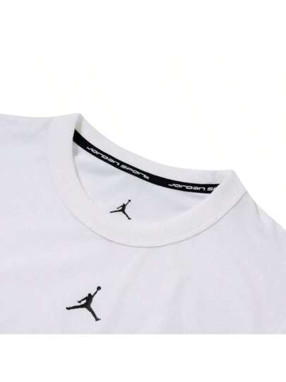 Jordan ملابس علوية أكمام بلا بولباس علوي كرة السلة التدريبية بلون أبيض للرجال موديل FN5857-100