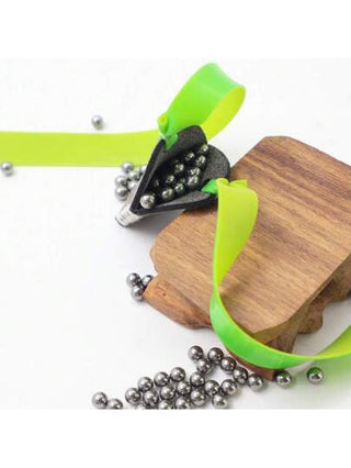 قطعة واحدة من ملحقات القذافة لاستخدام في الخارج، يأتي مع 200 كرة فولاذية، قادر على إطلاق عدة كرات طين/فولاذية في وقت واحد، ملحقات القذافة القوية، أشرطة مطاطية مسطحة سميكة، مجموعة أشرطة مطاطية قابلة للطي لمسابقات إطلاق النار في الهواء الطلق، متينة للترفيه