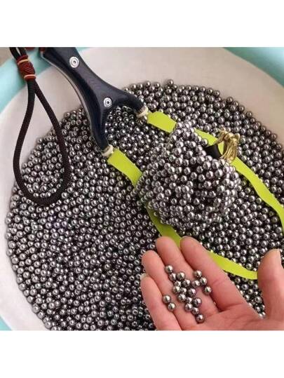 قطعة واحدة من ملحقات القذافة لاستخدام في الخارج، يأتي مع 200 كرة فولاذية، قادر على إطلاق عدة كرات طين/فولاذية في وقت واحد، ملحقات القذافة القوية، أشرطة مطاطية مسطحة سميكة، مجموعة أشرطة مطاطية قابلة للطي لمسابقات إطلاق النار في الهواء الطلق، متينة للترفيه