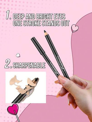 Misslyn 2 قطعة مجموعة مكياج ظلال العيون والأيلاينر من ميسلين، ظلال عيون بالدرجات الحيادية، لوحة ظلال عيون 15 لون ، أيلاينر أقلام ترصيع من ميسلين، مقاوم للماء، قابل للشحذ، حافة ناعمة كالزبدة، أيلاينر لامع مطفي.