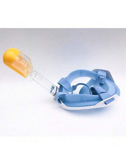 1 قطعة قناع السباحة والغطس السيليكوني بتصميم جاف كامل للكبار والشباب، معدات السباحة