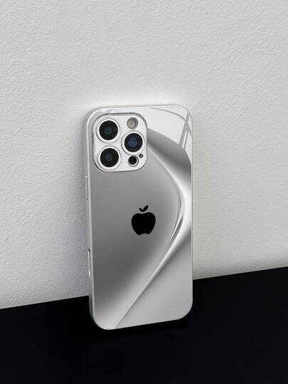 غطاء هاتف حماية من الزجاج المقسى عالي الجودة، بتصميم منحني مُدرج، مُضاد للسقوط، مناسب للجنسين، متوافق مع أجهزة 16 Pro Max/15 Pro/14 Pro Max/11/XS Max/7 Plus، و Galaxy S25 Ultra/S24 FE/S23+/S22 Ultra/S21 FE، بتصميم بسيط ثلاثي الأبعاد بشكل تفاحة للأعمال