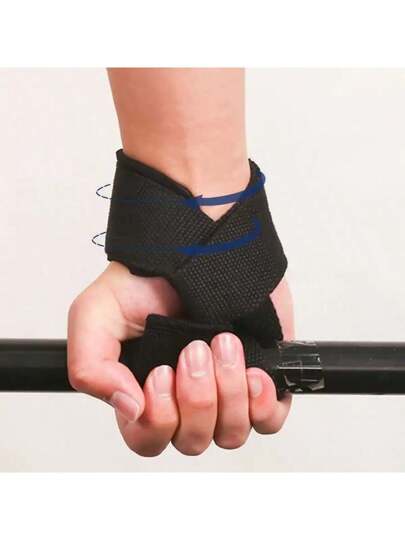 زوج من أربطة رفع الأثقال، قفازات لتقوية القبضة، أشرطة مساعدة لممارسة رياضة رفع الأثقال، أشرطة دمبل مضادة للانزلاق لرفع الأثقال، أشرطة دعم لرفع الجسم