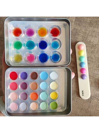 صينية سيليكون متعددة الوظائف - ذات استخدام مزدوج للرسم والفن الأظافر، قابلة للطي وسهلة التنظيف، صديقة للسفر، مانعة للتسرب ومقاومة للبقع