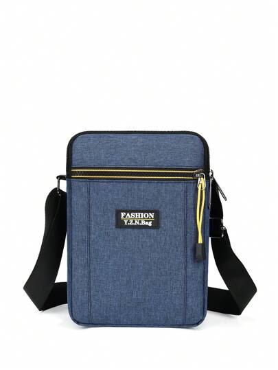 1 حقيبة صغيرة على الكتف لللأولاد بتصميم كاجوال مربع، حقيبة هاتف محفظة حمل المفاتيح، بإغلاق سحاب مناسبة للتسوق والحفلات والعطلات والمناسبات والترفيه والأخرى، هدية مثالية ل الأولاد والطلاب المراهقين