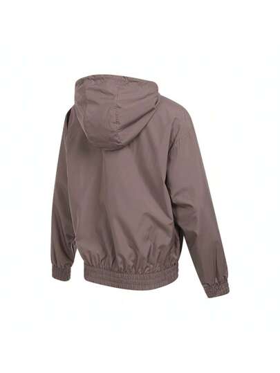 Nike جاكيت نسائية من قماش منسوج مزودة بقلاب رسمي AS W NSW CLSSC WVN UV FZ LOGO رقم HM8972-214