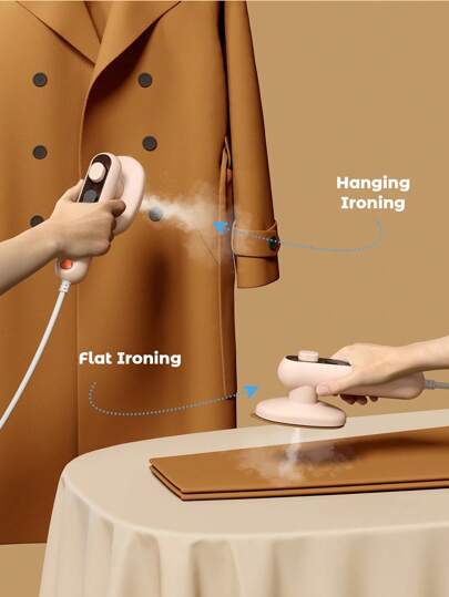 Teckwe مكواة بخارية كهربائية صغيرة جديدة ، بخاخ ملابس محمول يدوي لاستخدام المنزل