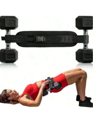 حزام ركبة التمرين، سهل الاستخدام، مانع للانزلاق وواق للورك، بدون أثقال أو بار حديدي أو كيتل بل، مناسب للمنزل والنادي الرياضي والتمارين