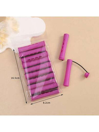 40 قطعة مجموعة أعواد التمويج - صنع موجات وتجاعيد طبيعية مع 4 أحجام من أعواد تمويج الشعر - مثالية للتصفيف والتسريح اليدوي للشعر الطويل