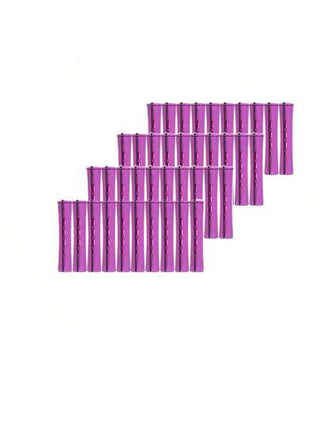 40 قطعة مجموعة أعواد التمويج - صنع موجات وتجاعيد طبيعية مع 4 أحجام من أعواد تمويج الشعر - مثالية للتصفيف والتسريح اليدوي للشعر الطويل