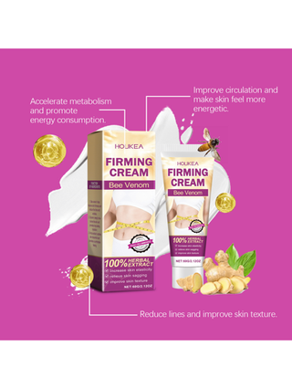 كريم جسم مشدِّد لخلايا النحل بنكهة 60 جرام - يرطب بعمق ويشدد البشرة ، يعزز مرونة البشرة ، مناسب لجميع أنواع البشرة ، للرجال والنساء