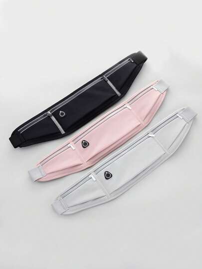 حزام رياضي محترف للجري - ذو سحاب آمن إغلاق قابل للتعديل، مناسب للجيم والتنزه والأنشطة الخارجية - جيب مخفي للهاتف للرجال والنساء ، حقيبة خصر أنيقة | حزام كتف قابل للتعديل ، حقيبة لياقة