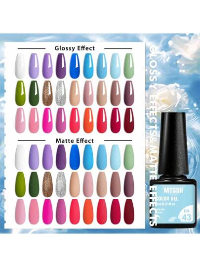 Mtssii مجموعة طلاء أظافر جيل 27 قطعة، طويل الأمد، خالي من الرصاص ، نهاية لامعة، أحمر وردي لامع بنصف دائم من الجيل الأرجواني المقاوم للنقع تحت أشعة أشعة فوق البنفسجية، لتزيين الأظافر في الصيف، أدوات تصميم الأظافر DIY وألوان طلاء الجيل للصالون والمنزل