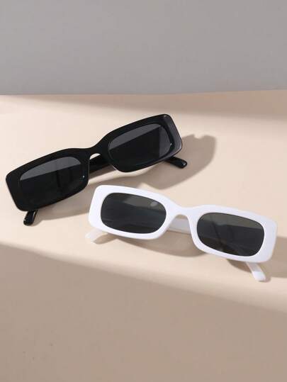 2 حبة نظارة أسلوب Y2K جميلة للموضة اليومية للمراهقين